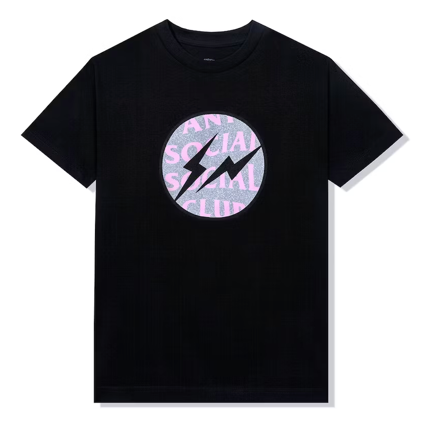 Anti Social Social Club x Fragment Called Interference Tee (FW22) Black