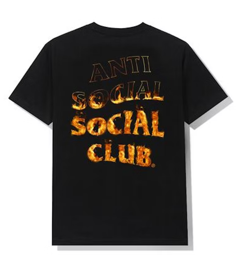 Anti Social Social Club A Fire Inside Tee Black