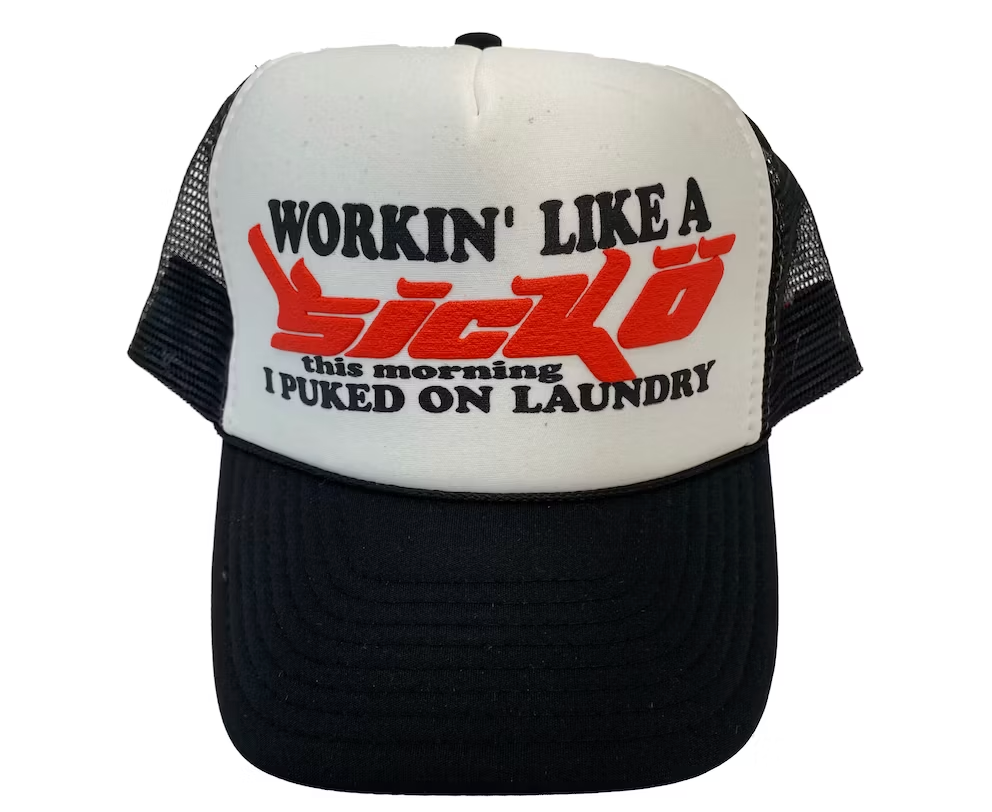 Sicko Laundry Trucker Hat Black/White