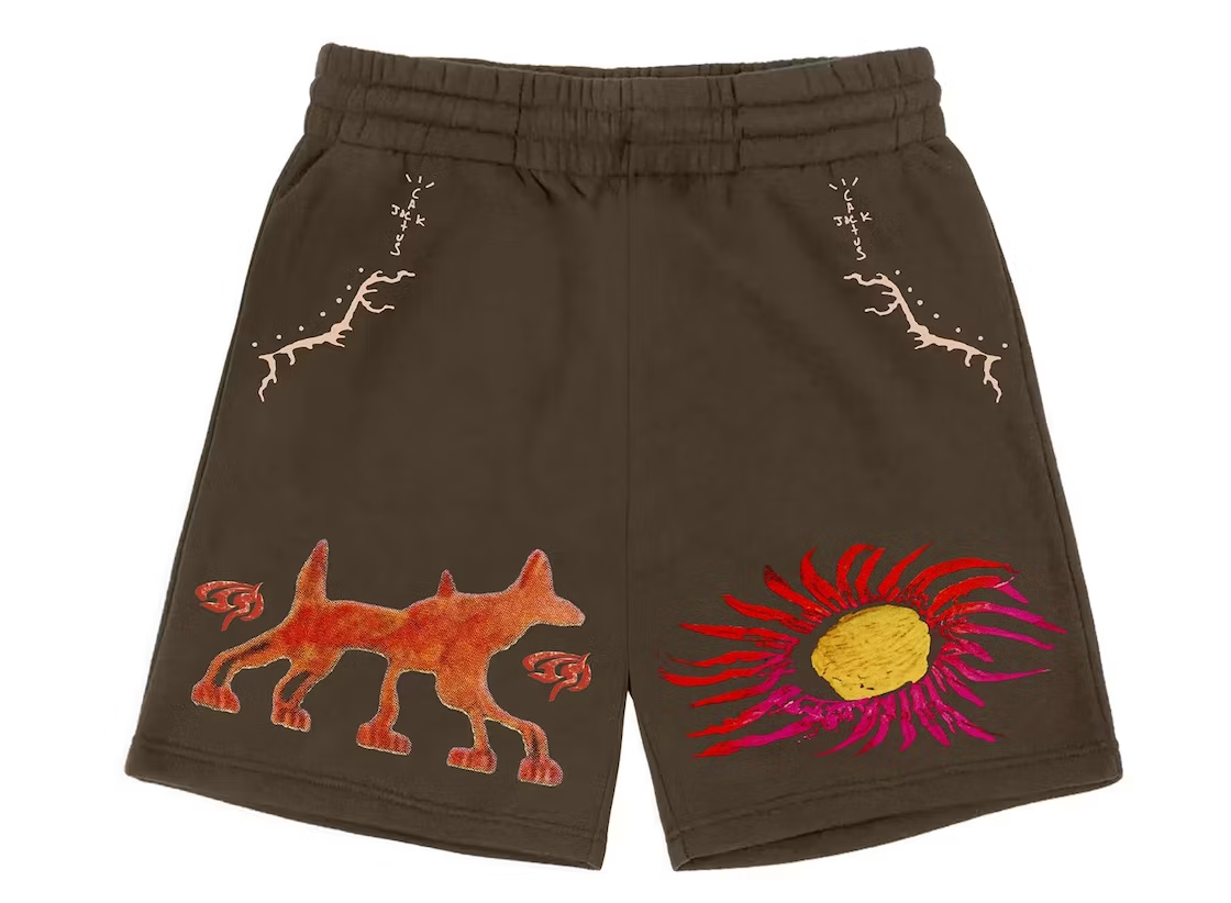 Travis Scott Sun Shorts Brown