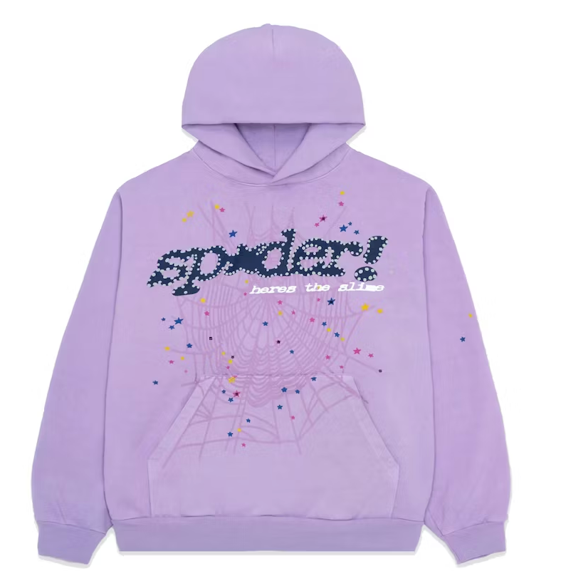 Sp5der Acai Hoodie Purple