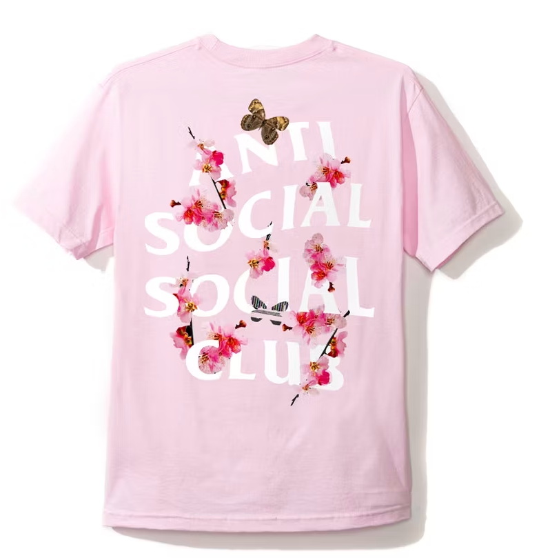 Anti-Social Social Club "Kkoch" Tee Pink