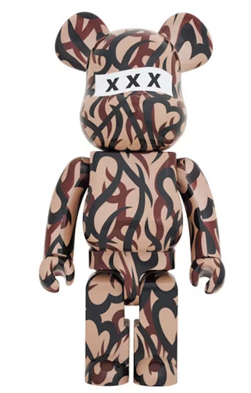 Bearbrick x NUMBER (N)INE x GOD SELECTION XXX (NUMBER (N)XXX) 1000%