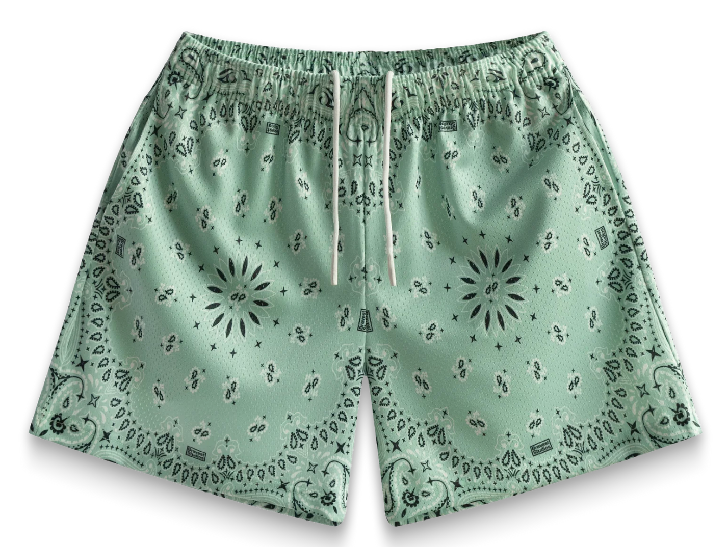Bravest Studios Paisley Shorts Pistachio