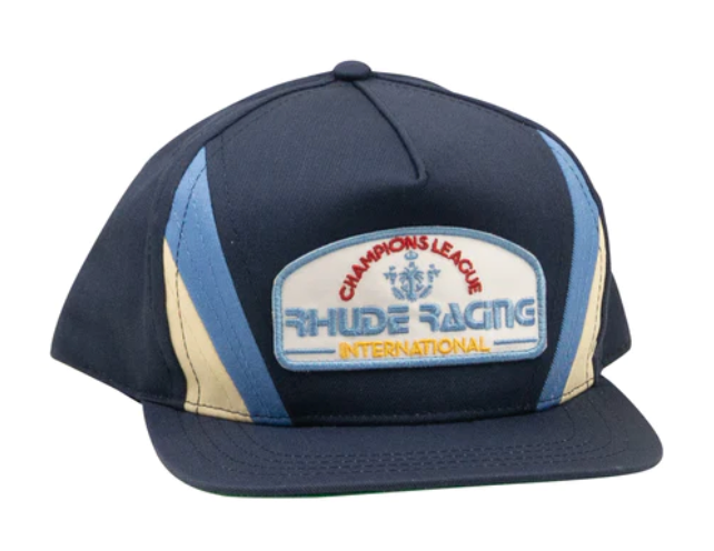 Rhude Blue Black Cream International Hat