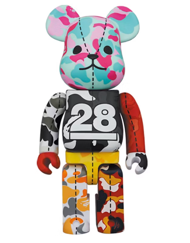 Bearbrick x Bape 28th Anniversary Camo #3 400%