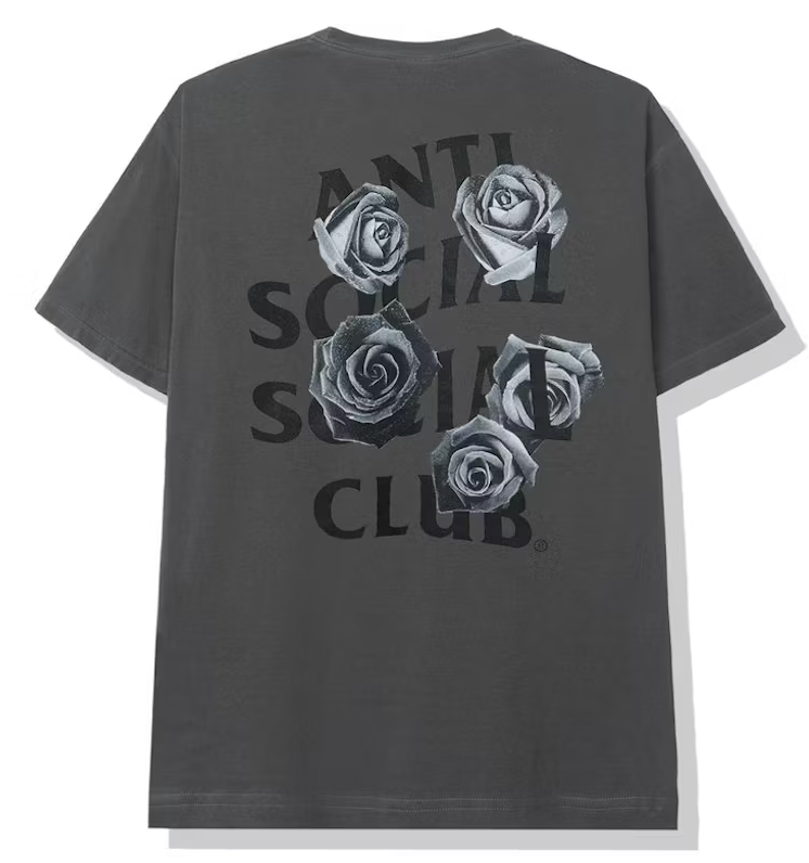 Anti Social Social Club "Bat Emoji" Tee Grey