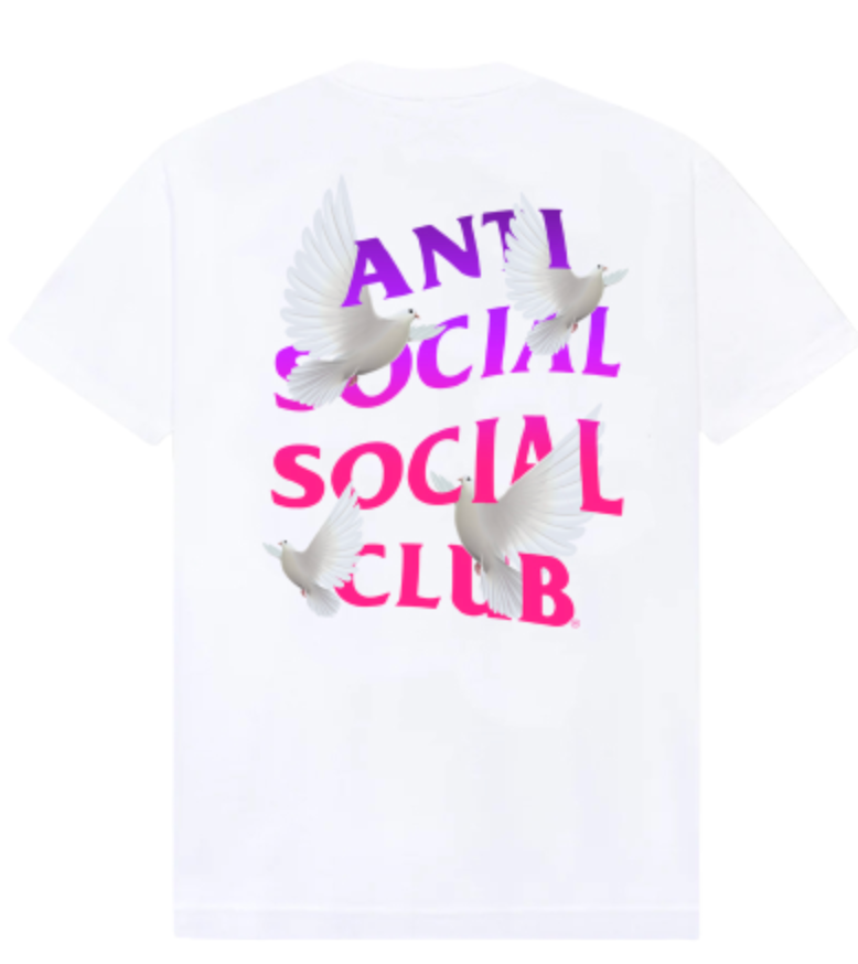 Anti Social Social Club Doves of Peace Tee White