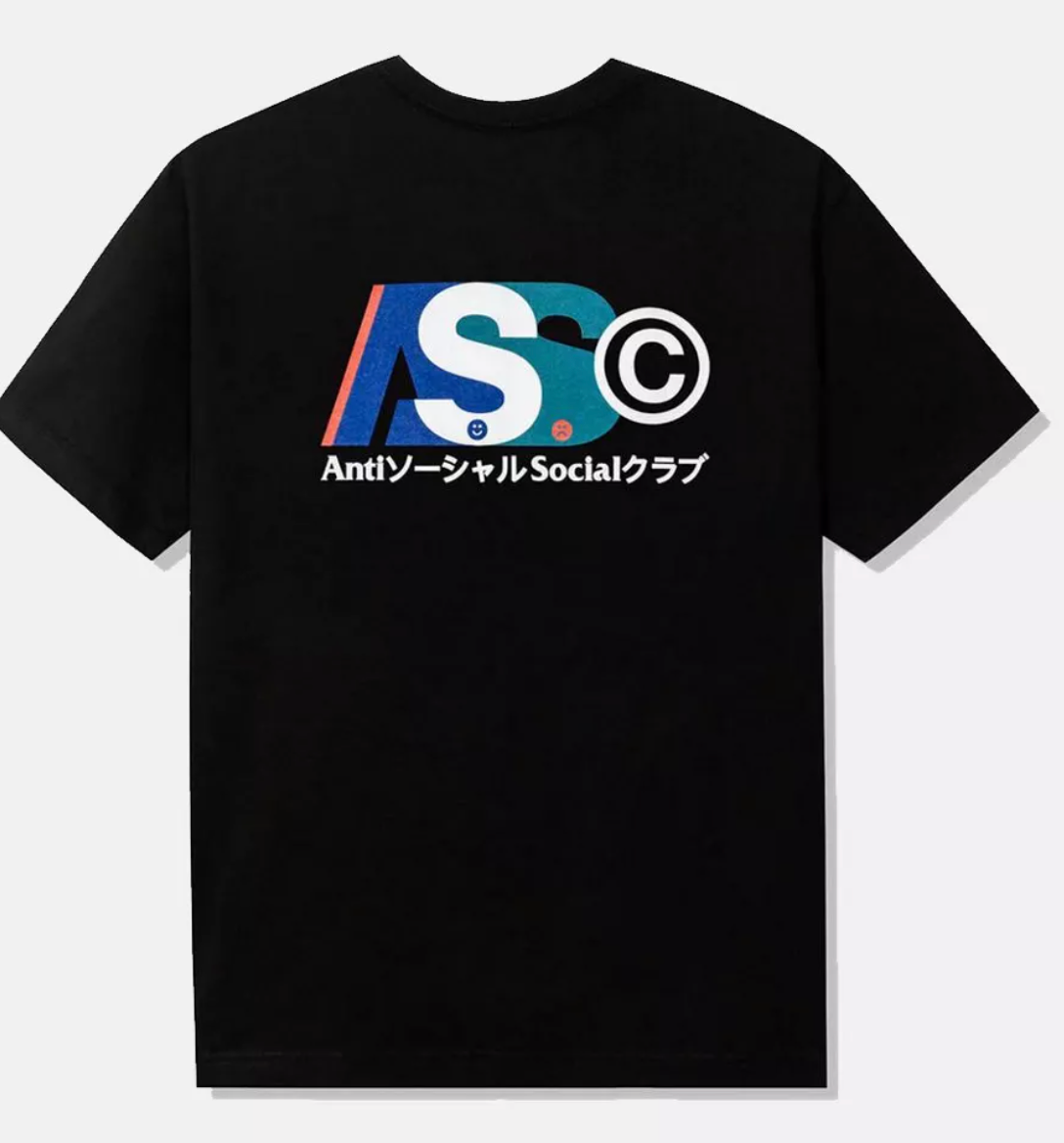 Anti Social Social Club Build Up Tee Black