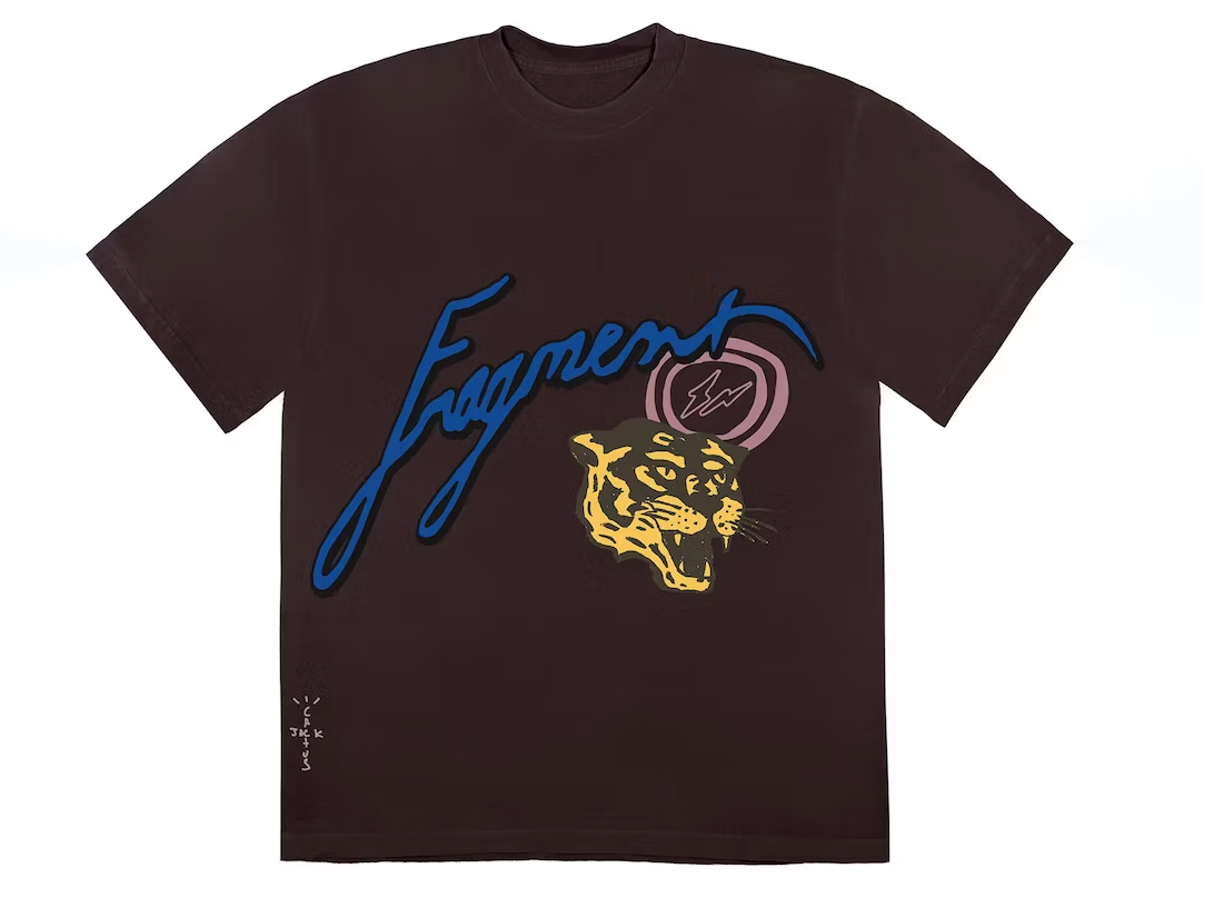 Travis Scott Cactus Jack For Fragment Icons Tee Brown