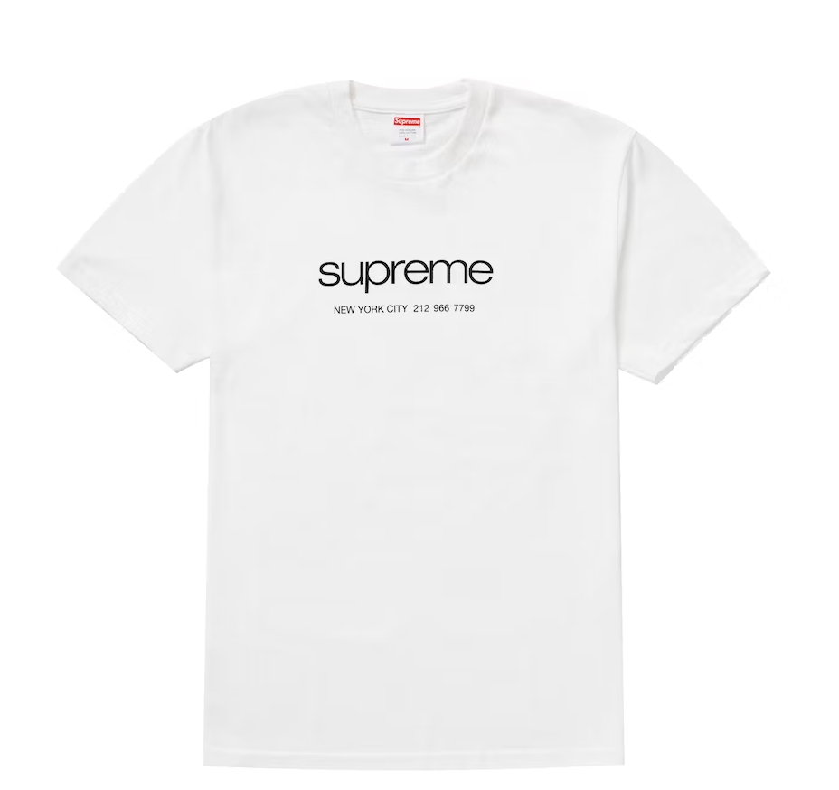Supreme Shop Tee White
