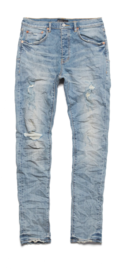 Purple Brand Three Year Light Indigo Jeans