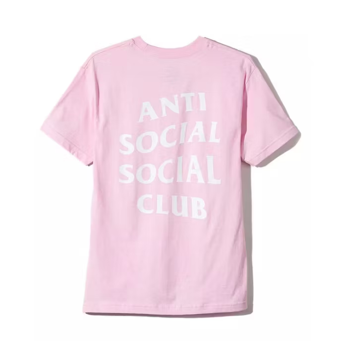 Anti Social Social Club Logo 2 T-shirt Pink