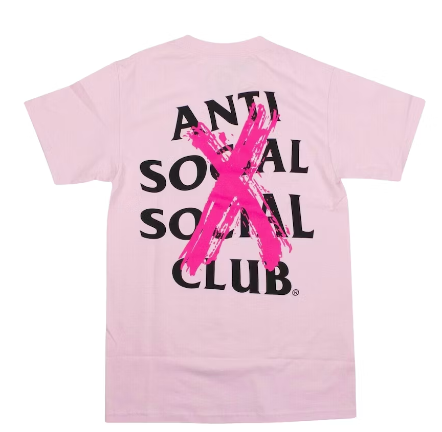 Anti Social Social Club Cancelled T-shirt Pink