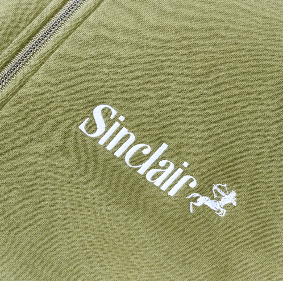 Sinclair Sagittarius Clairssential Zip Up Dark Olive