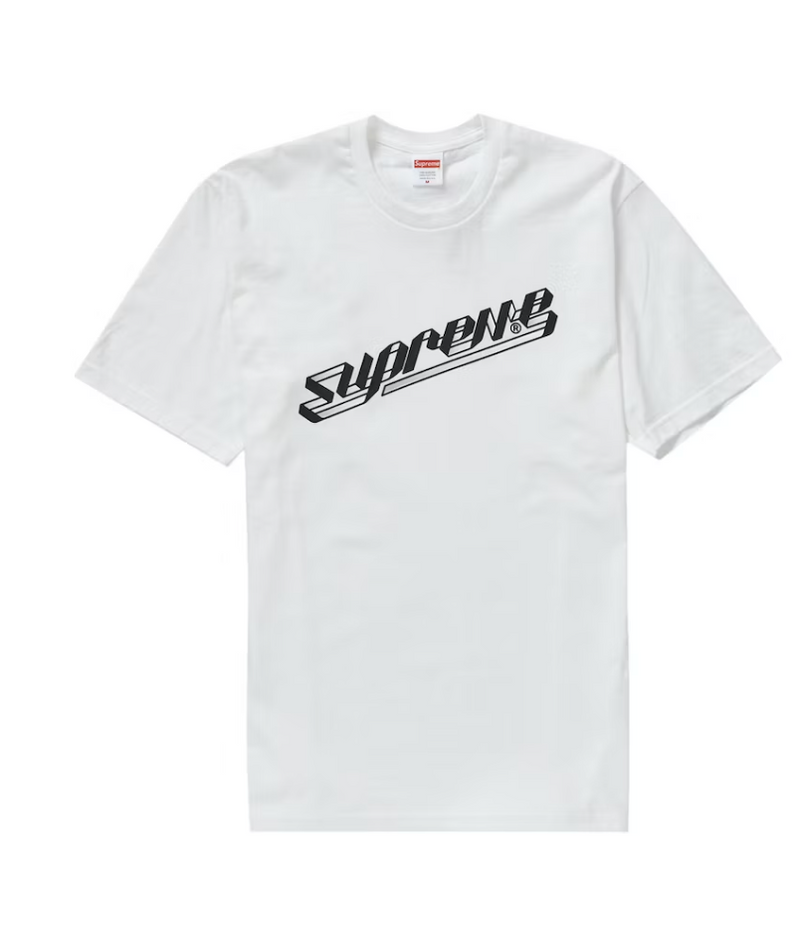 Supreme White Banner Tee