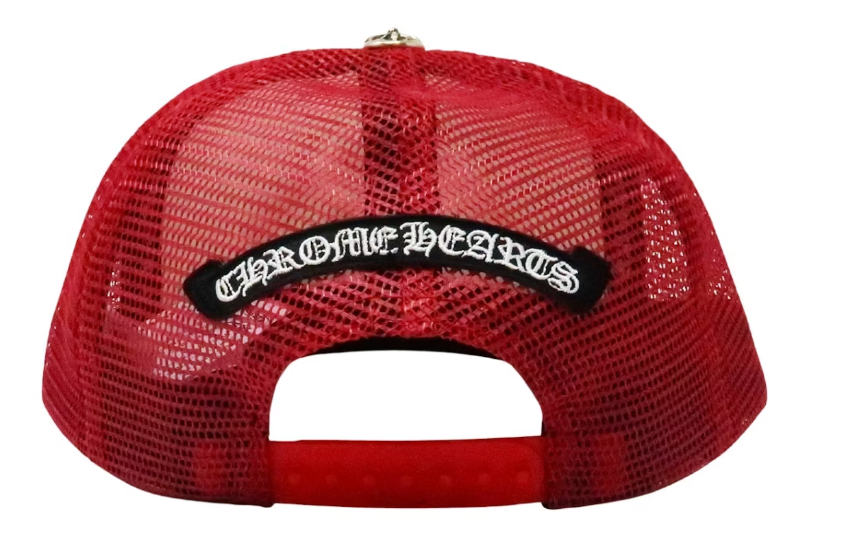 Chrome Hearts King Taco Trucker Hat Red/White