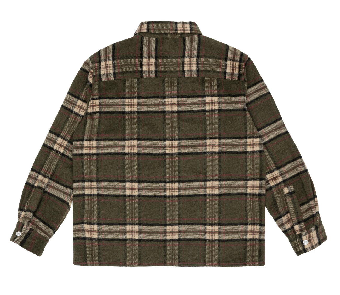 Sinclair Tackle Twill Flannel Shirt Olive SS25