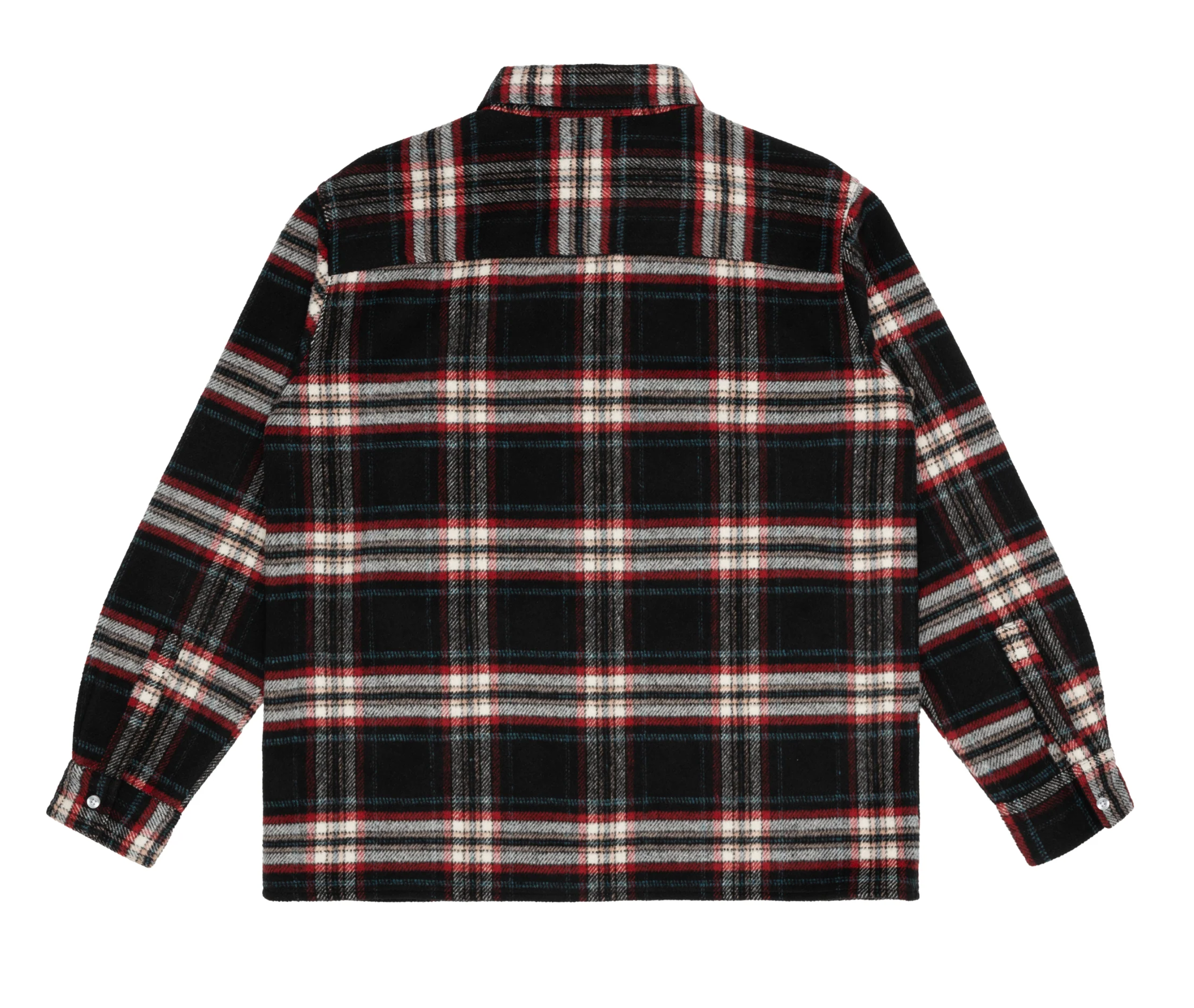 Sinclair Tackle Twill Flannel Shirt Black SS25
