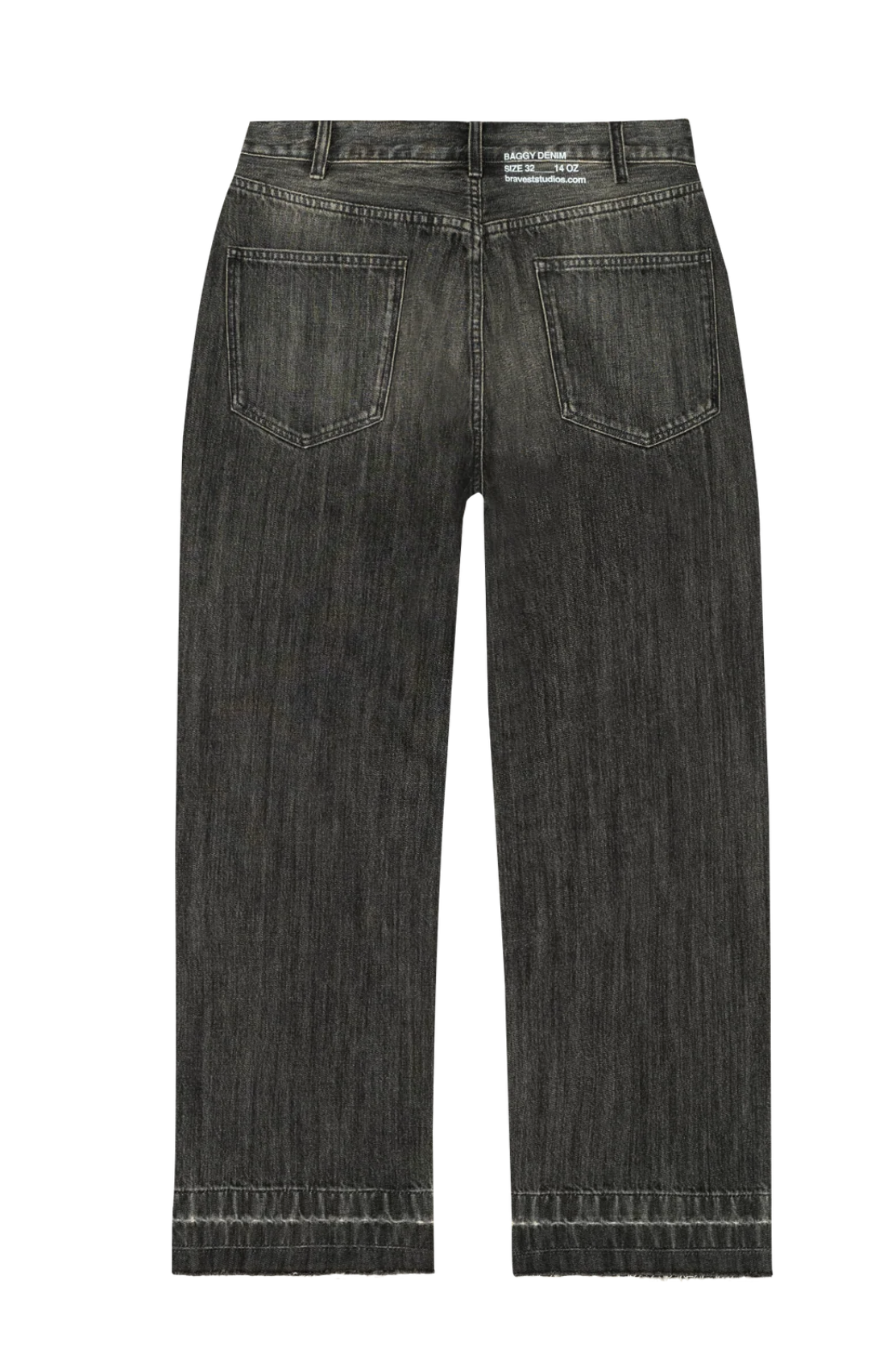 Bravest Studios Vintage Black Baggy Denim