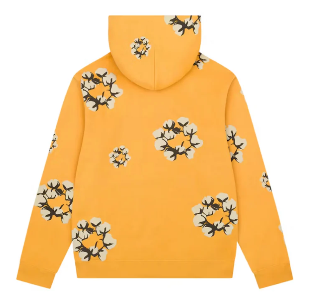 Denim Tears x CPFM Cactus Tears Wreath Hoodie Yellow