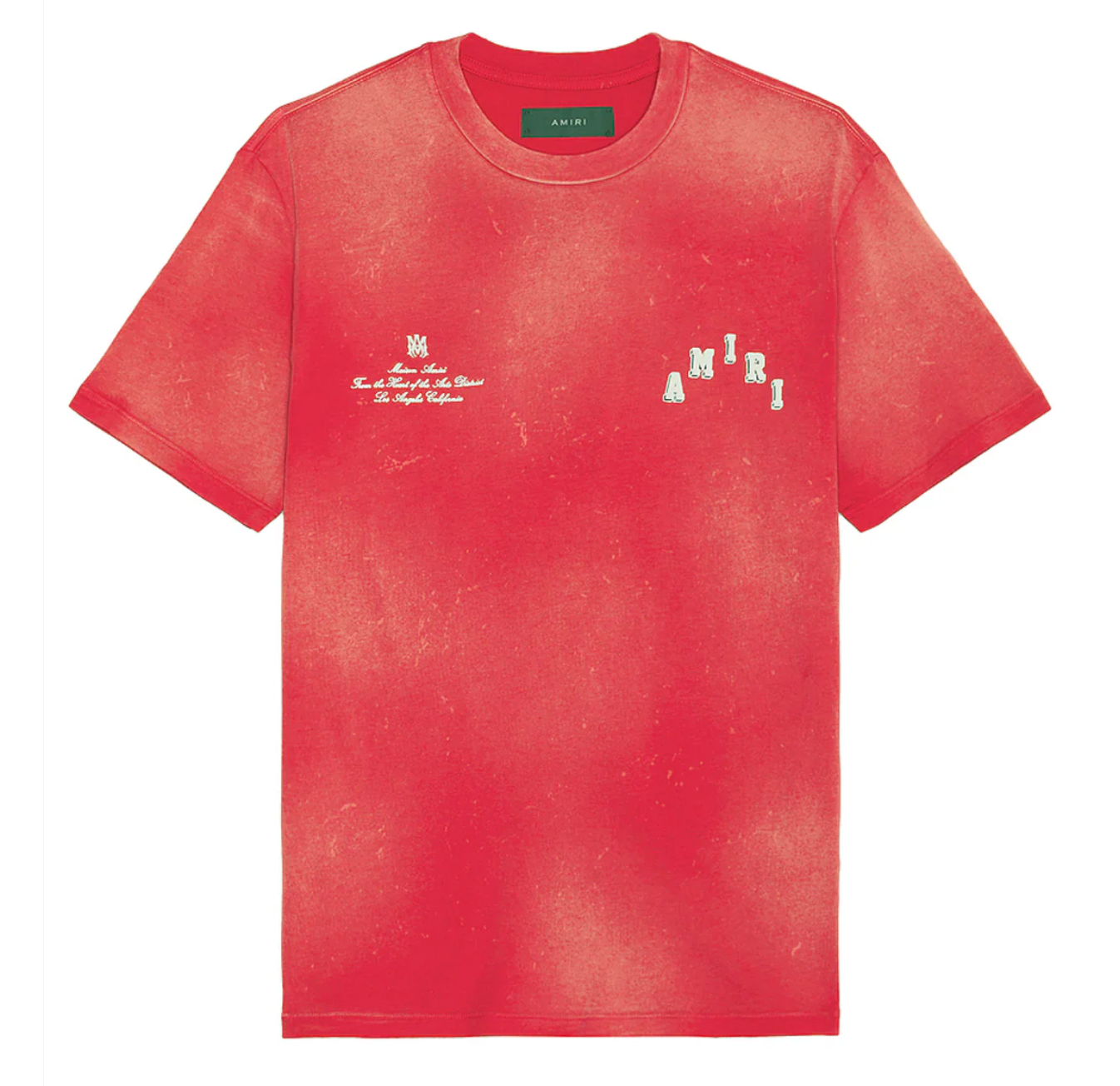 Amiri Vintage Collegiate Tee Red