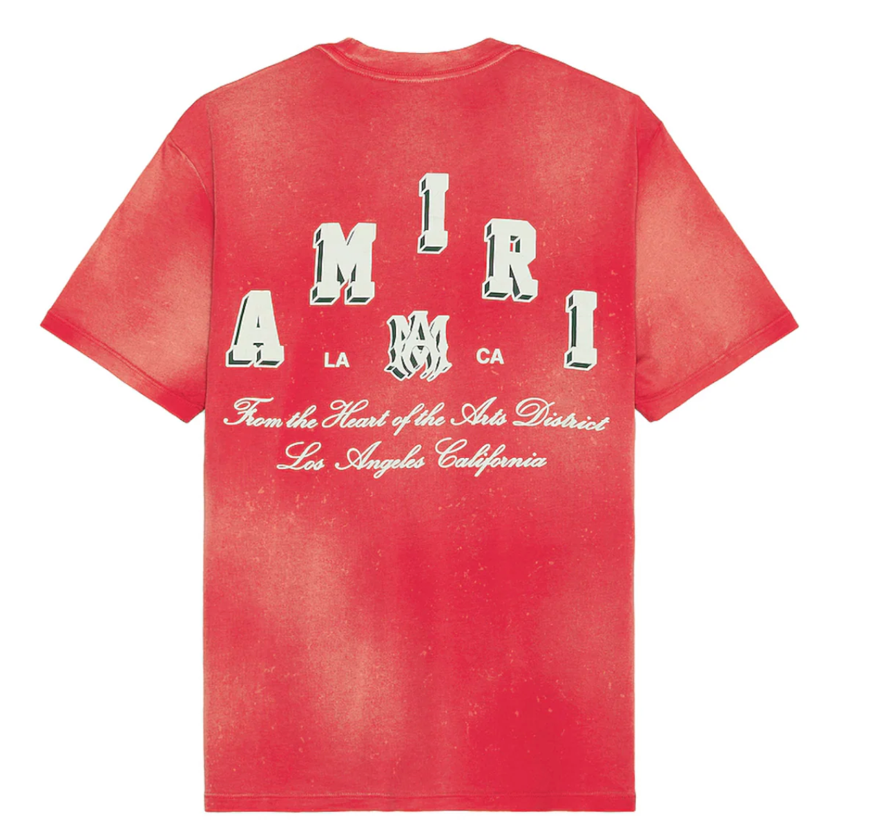 Amiri Vintage Collegiate Tee Red