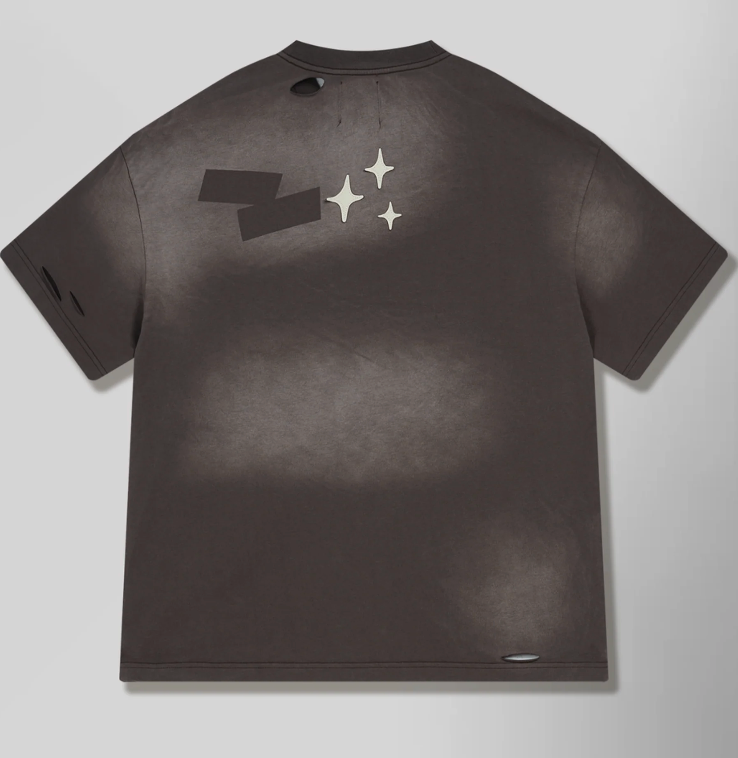 Hyde Park Distressed Pocket Tee - Brown