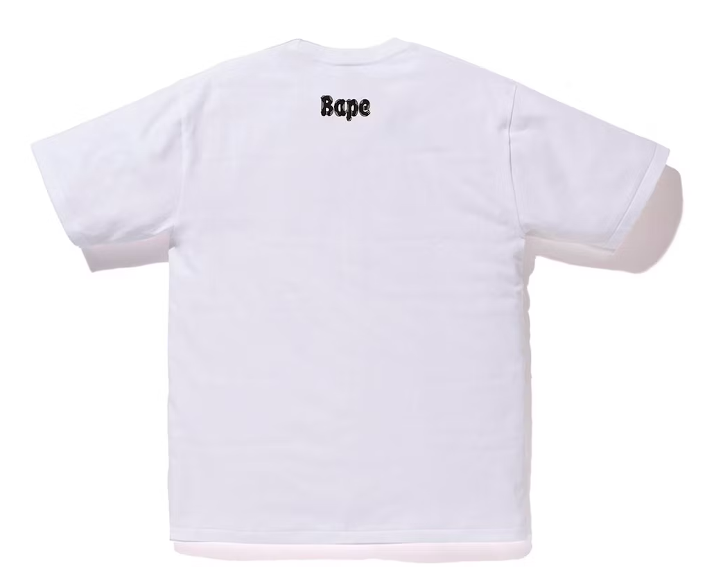 Bape Brush College Tee White