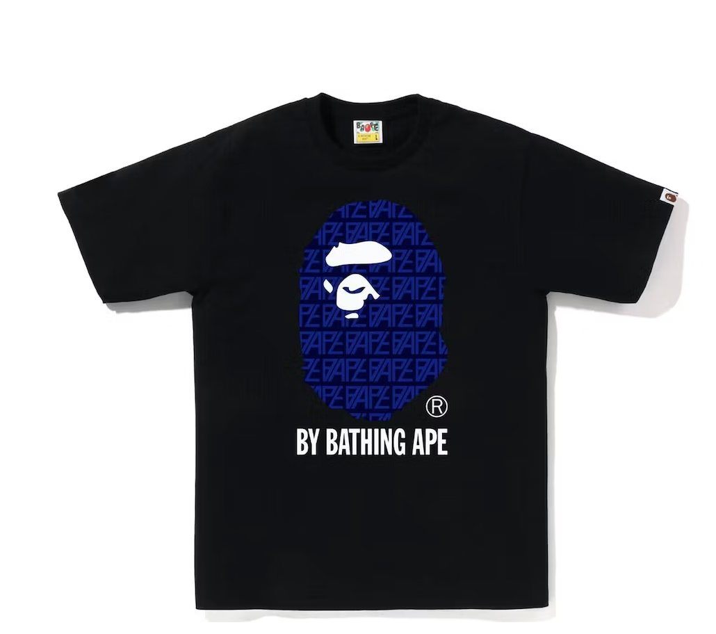 Bape Logo Monogram By Bathing Ape Black/Navy