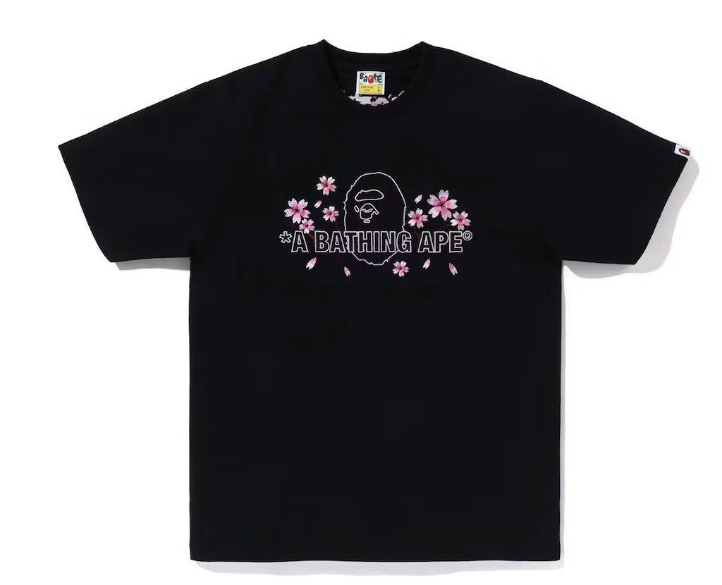 Bape Sakura A Bathing Ape Tee (SS23) Black