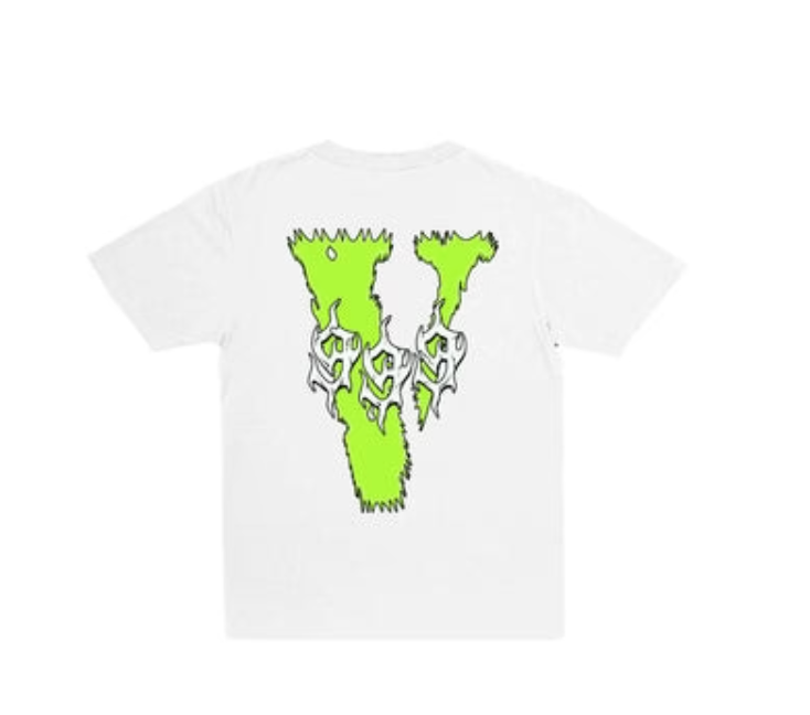 Vlone X Juice Wrld Fighting Demons T-Shirt White