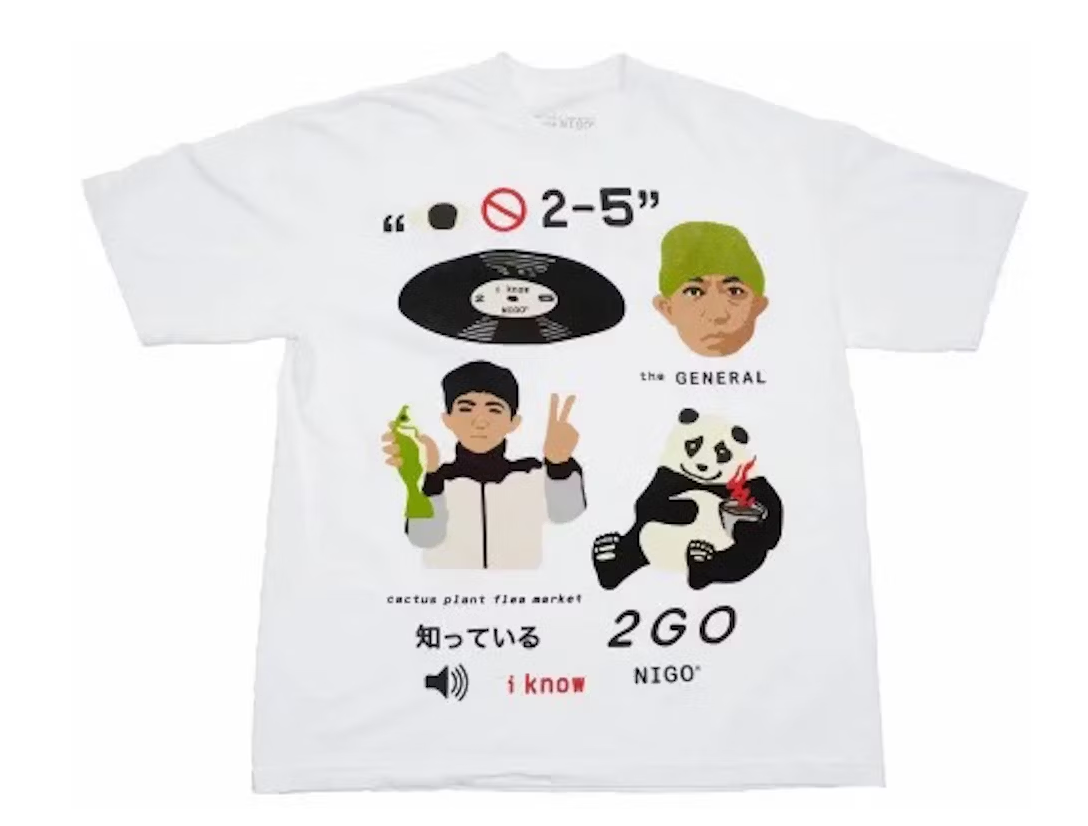 Cactus Plant Flea Market I Know Nigo T-shirt White