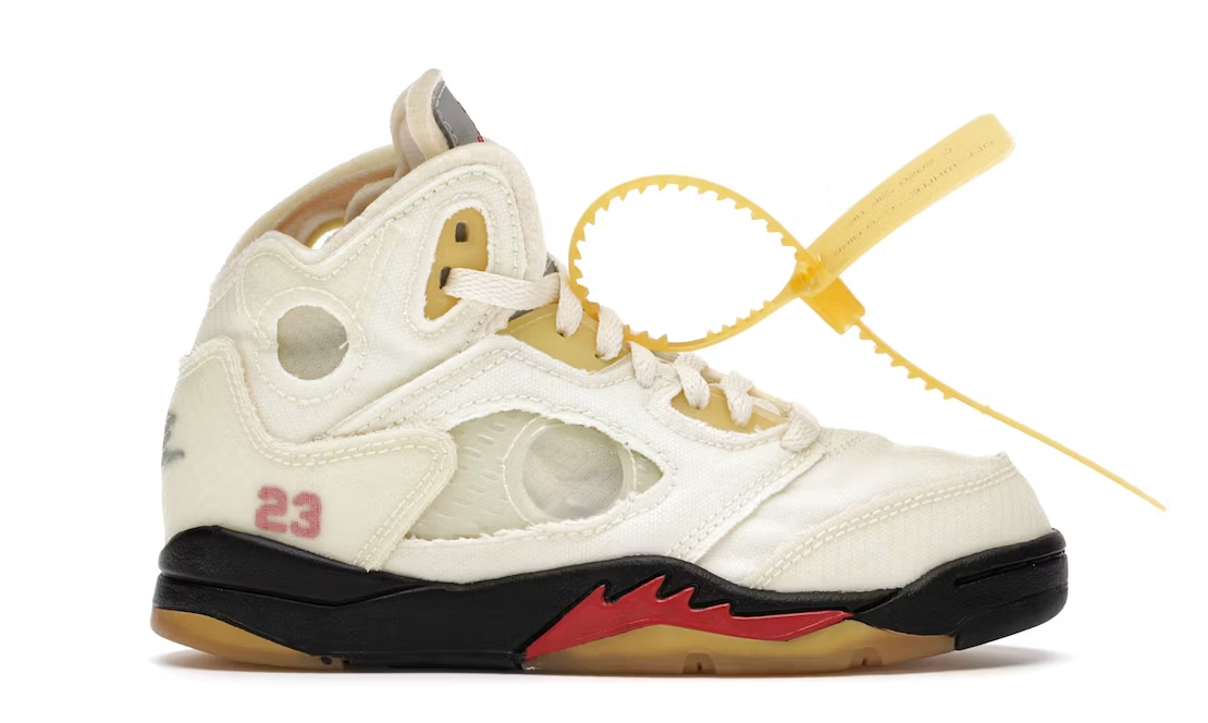 Air Jordan 5 Retro Off-White Sail (PS/TD)
