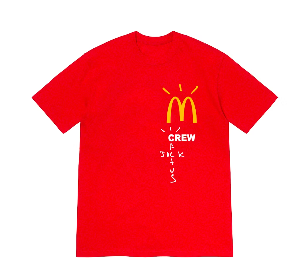 Travis Scott x McDonald's Crew T-shirt Red