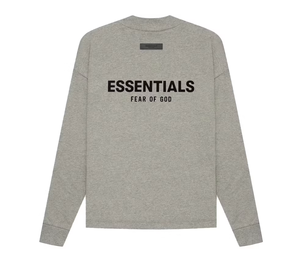 Fear of God Essentials LS Tee Dark Oatmeal