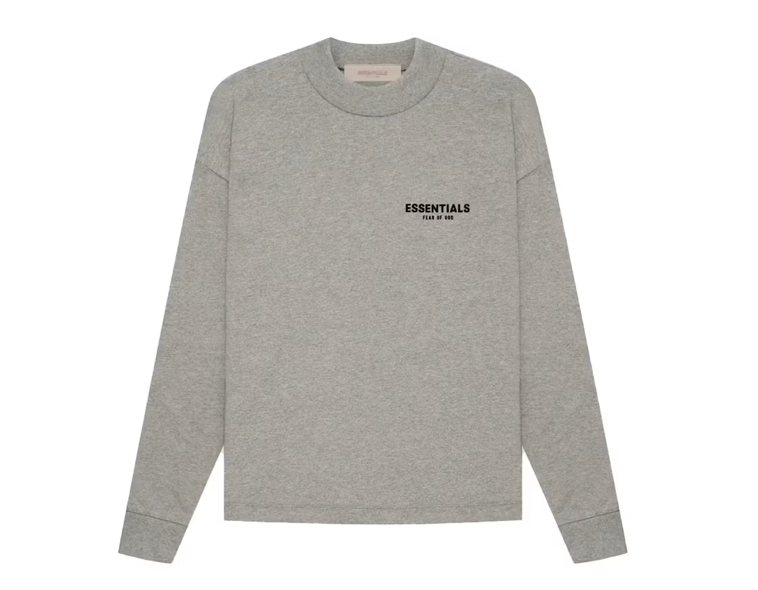 Fear of God Essentials LS Tee Dark Oatmeal