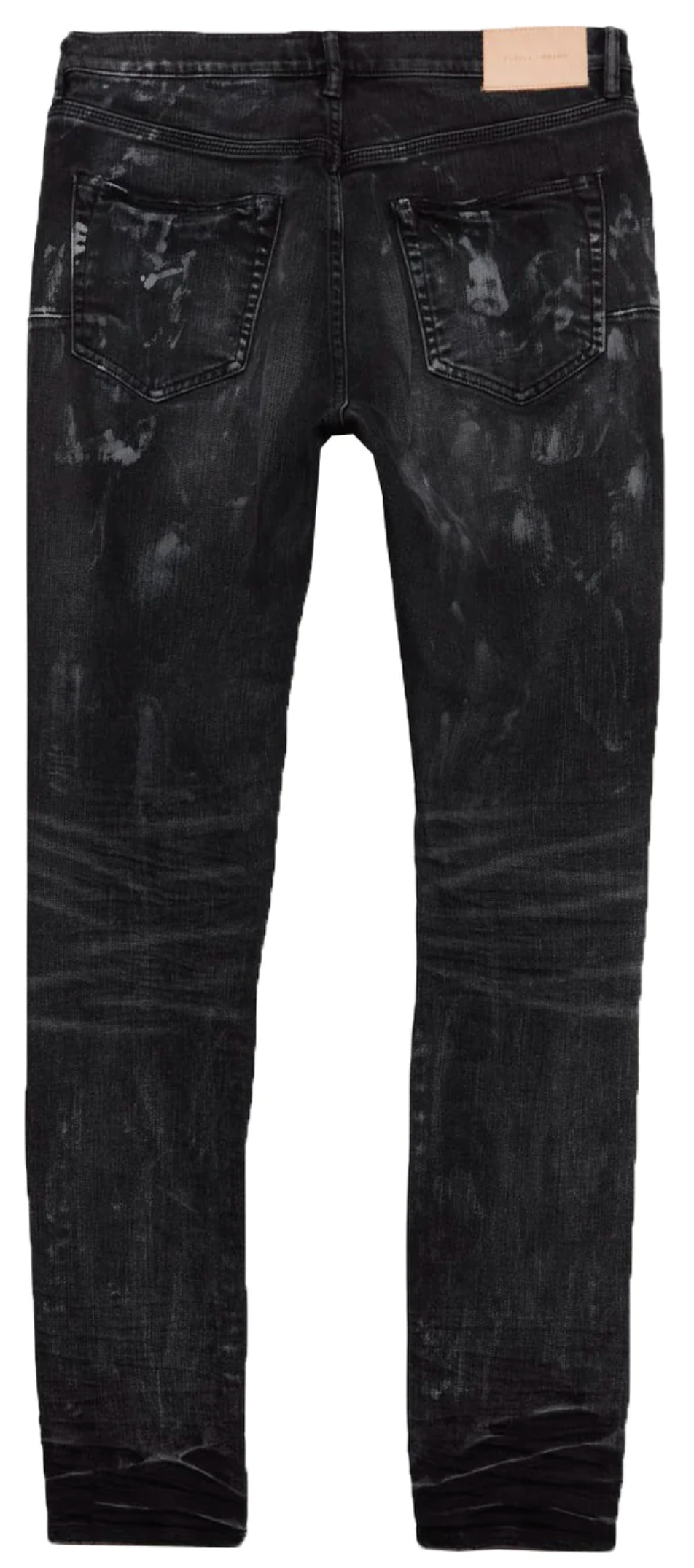 PURPLE BRAND JEANS SUPER FADE BLACK WEFT REPAIR