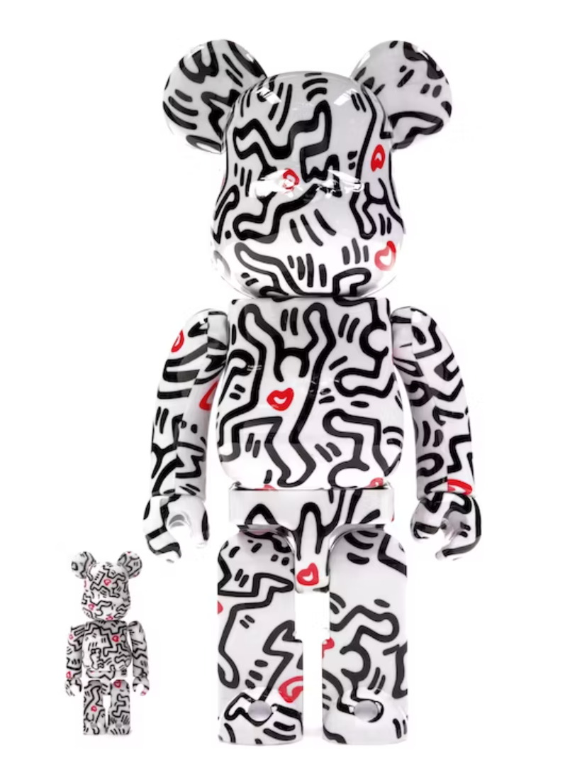 Bearbrick Keith Haring #8 100% & 400% Set
