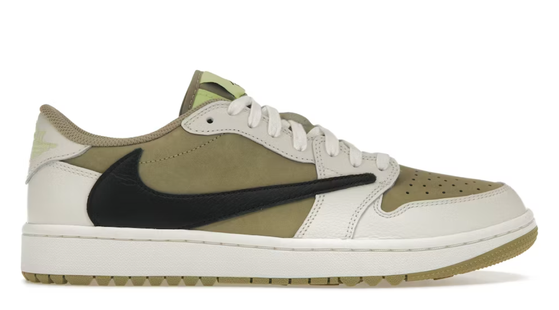 Air Jordan 1 Retro Low Golf Travis Scott Neutral Olive