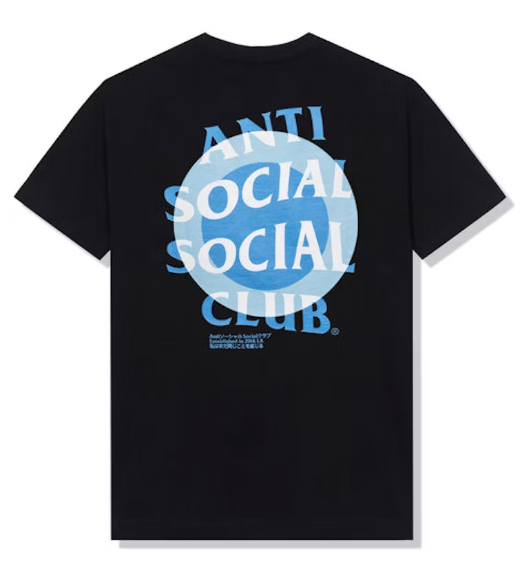 Anti Social Social Club Tee Black Blue