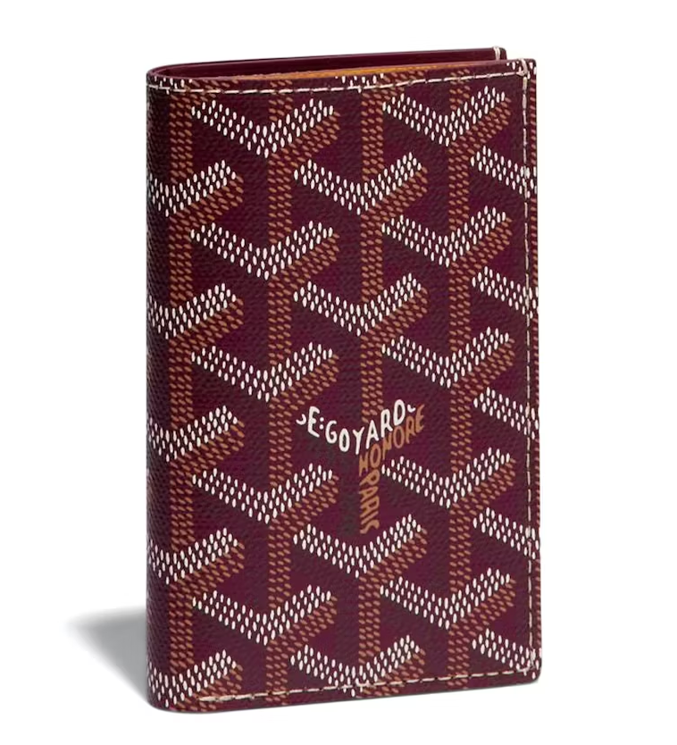Goyard Saint Pierre Card Holder Bordeaux