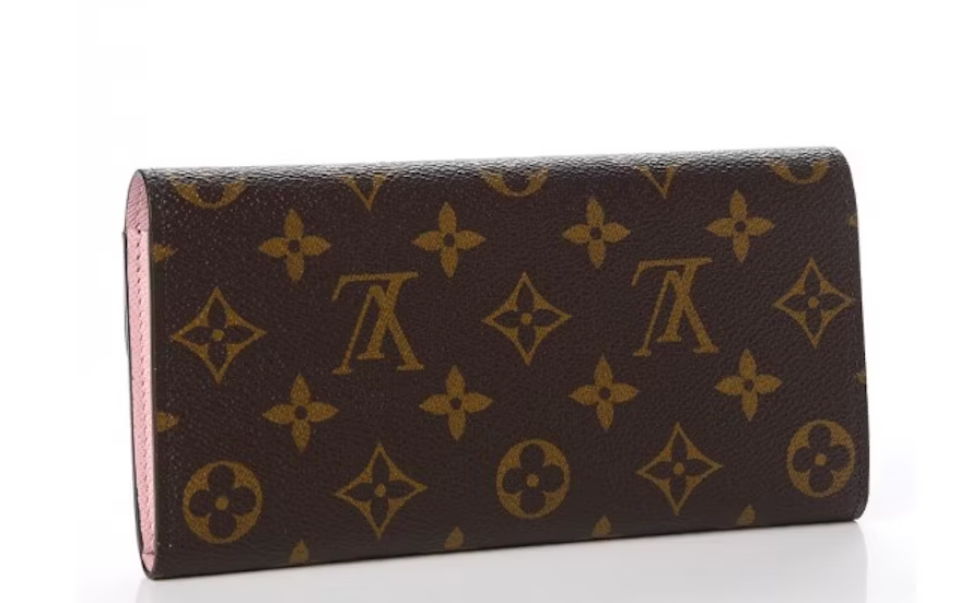 Emilie Wallet Monogram Brown/Rose Ballerine