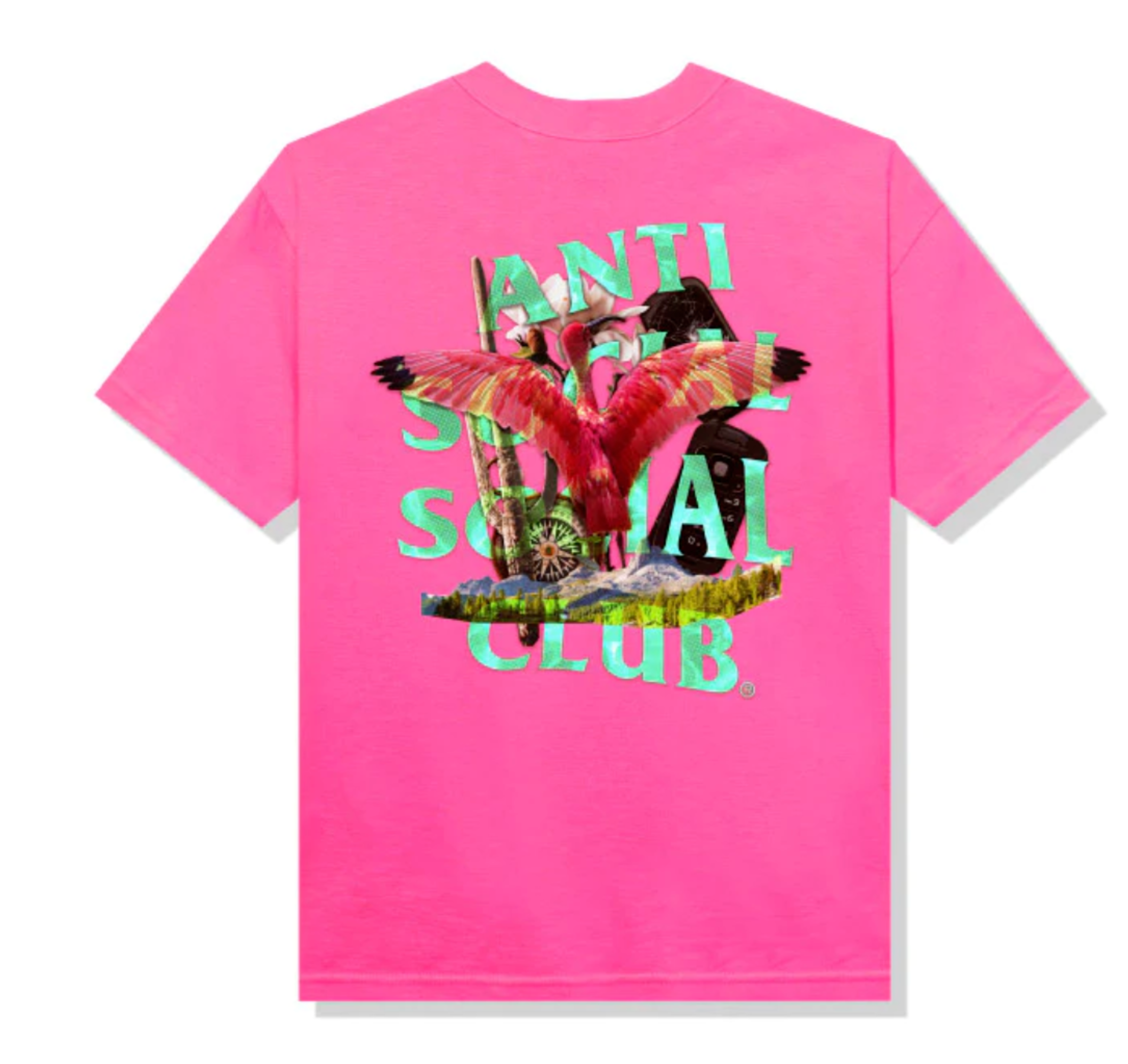Anti Social Social Club 5:44 AM Pink Tee