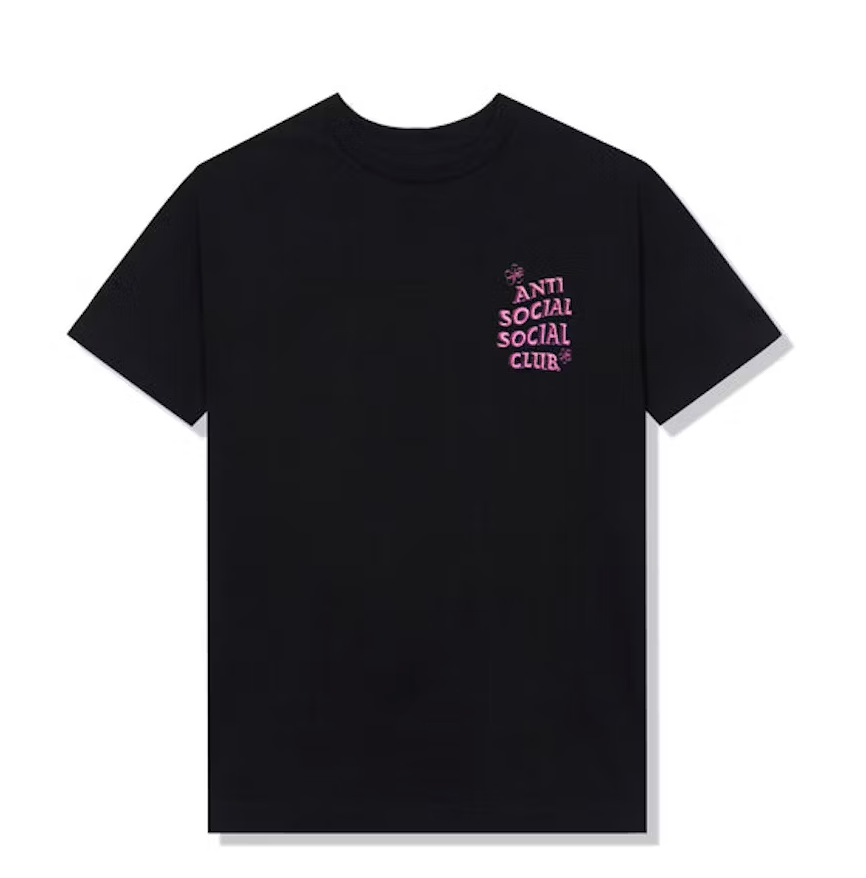 Anti Social Social Club Coral Crush T-shirt Black