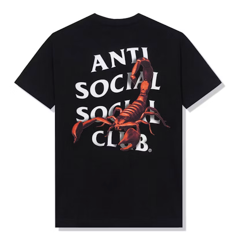 Anti Social Social Club Moodsting T-shirt Black