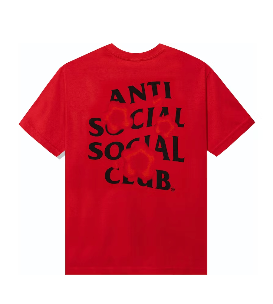 Anti Social Social Club Seeing The Feeling Tee Red