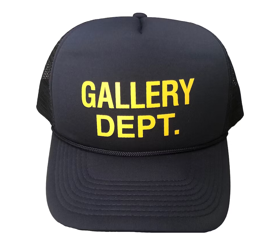 Gallery Dept. Logo Trucker Hat Navy/Yellow