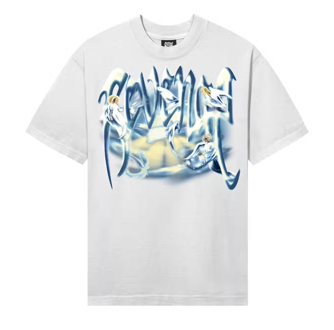 Revenge Angel Arch Logo Tee White