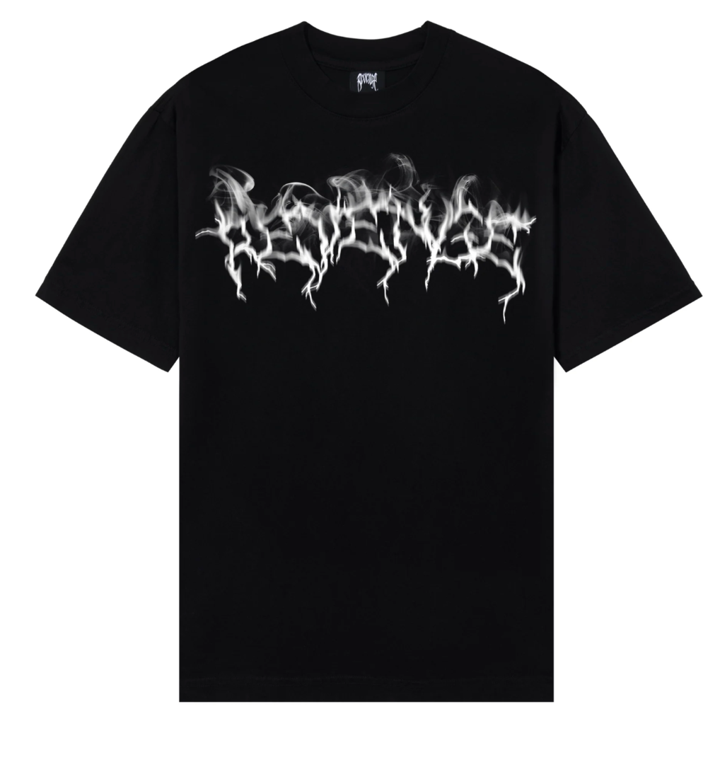 Revenge Smoke Lightning Logo Tee